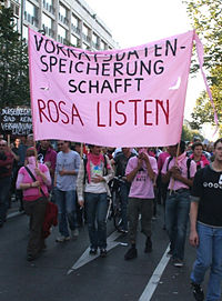 Vorratsdatenspeicherung schafft Rosa Listen